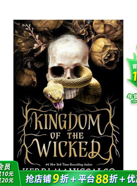 【预售】（精装）邪恶王国 Kingdom of the Wicked 12岁+英文小说故事 英语阅读拓展读物 进口童书