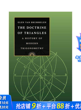 【预售】三角形之道:现代三角学史 The Doctrine of Triangles 原版英文社会科学 正版进口书