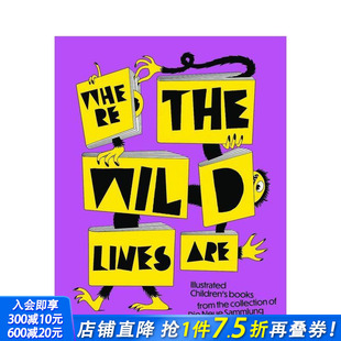 书籍设计 进口书 狂野线条 正版 英文字体图案标志设计 原版 Sammlung绘本插图史 Neue Die 现货