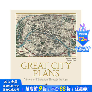 【预售】伟大城市规划：时代的愿景与演变 Great City Plans :Visions and Evolutions Through the Ages 英文人文历史正版进口书
