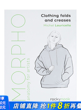 【预售】英文原版 服饰褶皱与折痕 Clothing Folds and Creases 英文艺术技法与入门赏析 正版进口图书画册 善优图书