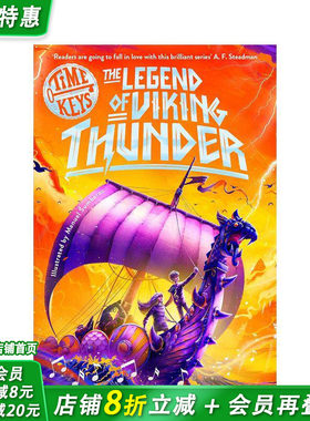 【现货】【时间之钥】#2：维京雷霆传奇 【Time Keys】The Legend of Viking Thunder 英文儿童历史探险小说故事书 英语拓展阅读