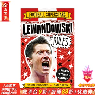 【预售】英文原版 足球明星特辑:莱万多夫斯基【Football Superstars】Lewandowski Rules 6岁+儿童英语初级
