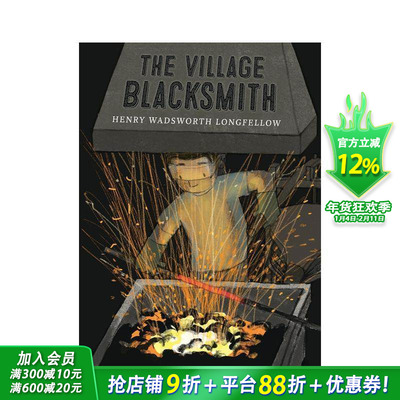 【预售】村里的铁匠 The Village Blacksmith 英文儿童插画科普故事绘本 进口童书