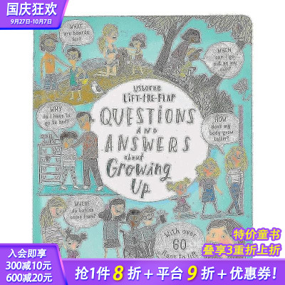 【现货】【Lift-the-FlapQ&A翻翻书】about Growing Up关于成长 儿童绘本图书【善优童书】