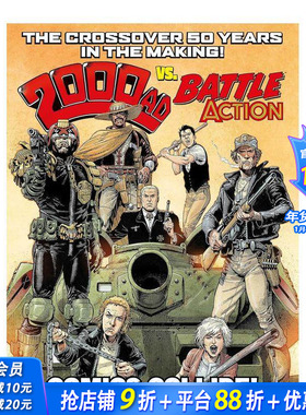 【预售】2000 AD Vs战斗动作:漫画碰撞! 2000 AD Vs Battle Action: Comics Collide! 原版英文漫画书 正版进口书