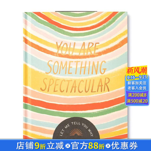 【现货】你真的*棒的 You Are Something Spectacular 英文原版心灵励志 正版进口书籍 善优图书