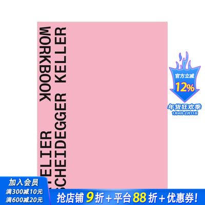 【预售】沙伊德格?凯勒工作室 Atelier Scheidegger Keller 原版英文建筑设计 正版进口书