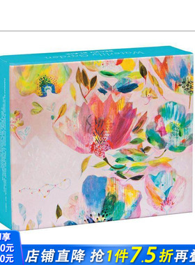 【预售】【明信片】睡莲花园速记 磁吸扣盖信笺盒套装 Waterlily Garden QuickNotes 艺术文创周边