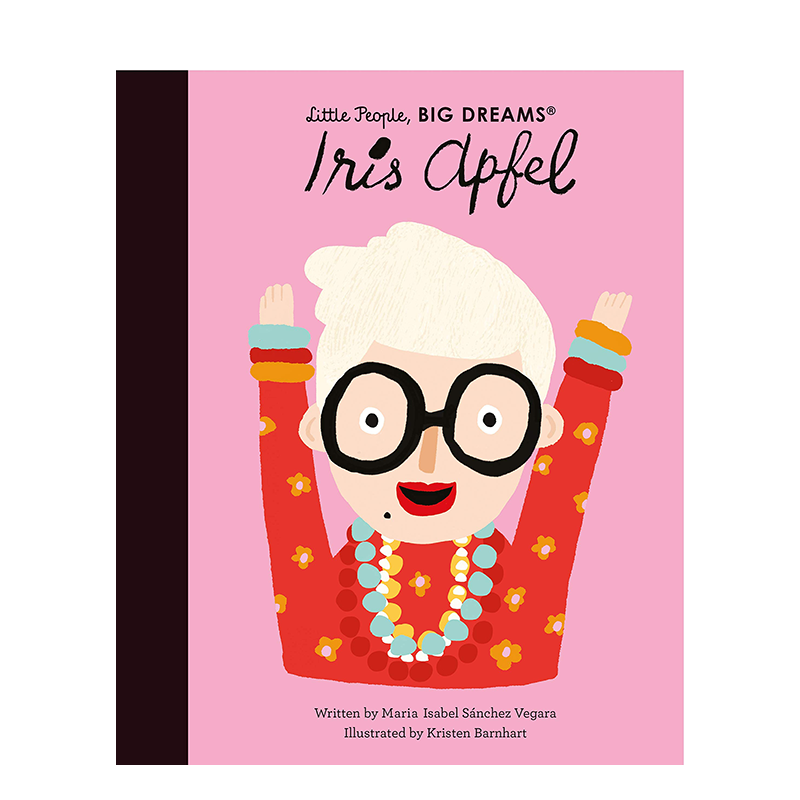【预售】【小人物，大梦想】艾里斯·阿普菲尔Iris Apfel 3-6岁儿童名人故事科学人文艺术职业启蒙早教精装绘本 英文原版 图书#