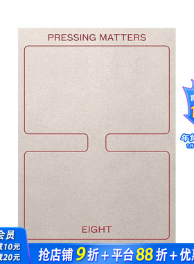 【预售】紧迫的问题8 Pressing Matters 8 原版英文建筑设计 正版进口书