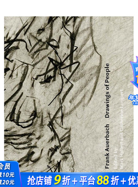 【现货】英文原版 弗兰克·奥尔巴赫：人物绘画 Frank Auerbach: Drawings of People 当代艺术 正版进口图书画册 善优图书