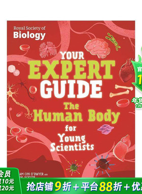 【预售】你的专家指南：小小科学家的身体发现之旅Your Expert Guide:Human Body for Young Scientists 英文儿童插画故事绘本书