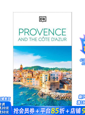 【现货】【DK】普罗旺斯与蔚蓝海岸 DK Provence and the C?te d'Azur 原版英文旅行 正版进口书