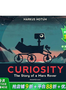 【预售】好奇号：火星车的故事 Curiosity: The Story of a Mars Rover 英文儿童插画科普故事绘本 进口童书