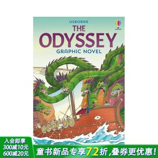 Odyssey 善优图书 绘本 儿童文学名著漫画 预售 奥德赛The Novels Graphic 英文原版 图像小说版 6岁英语启蒙 世界经典