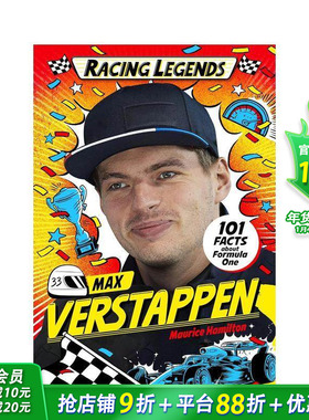 【预售】【赛车传奇】马克斯?维斯塔潘 【Racing Legends】Max Verstappen 英文儿童插画故事绘本 进口童书