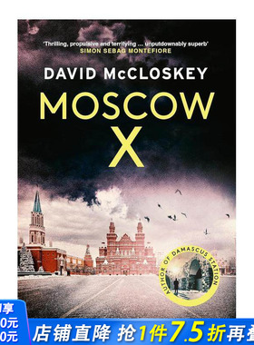 【现货】莫斯科 X Moscow X 原版英文文学小说 正版进口书