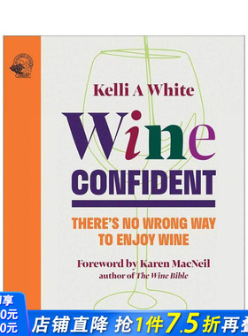 【预售】葡萄酒自信：无误品酒 Wine Confident 原版英文餐饮生活美食 正版进口书