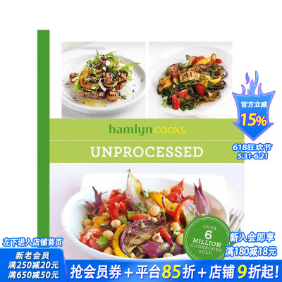 【预售】天然食材食谱 【Hamlyn Cooks】Unprocessed 原版英文餐饮生活美食 正版进口书