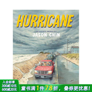 Chin 凯迪克奖得主Jason 飓风 Hurricane 进口童书 英文儿童插画科普绘本 预售