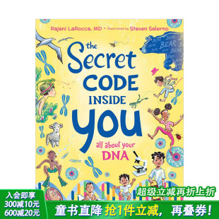 Inside 现货 Secret You 青少年课外读物 密码 英文原版 你身体中 图书 The 少儿人体生物科学科普知识阅读书 Code