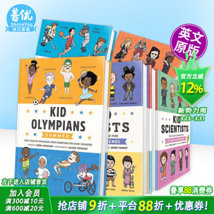 艺术家 作家 Olympians 现货多册选拍 英文儿童科普故事书 Legends 名人童年故事：奥林匹克运动员们：夏 Kid 科学家等