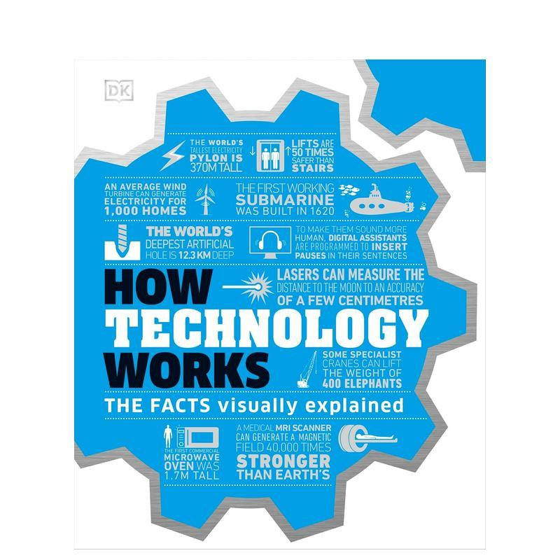 【现货】【DK万物运转原理】技术运作原理 【DK How Stuff Works】How Technology Works 原版英文社会科学 正版进口书图片