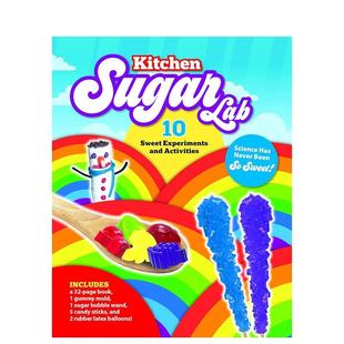 【现货】Kitchen Sugar Lab，糖果厨房实验室 英文儿童艺术启蒙 6-10岁 科学实验 手工劳作 原版正版进口图书书籍