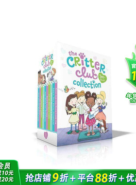 【预售】小动物俱乐部十册套装 The Critter Club Ten-Book Collection (Boxed Set) 英文儿童漫画故事 英语拓展阅读进口书