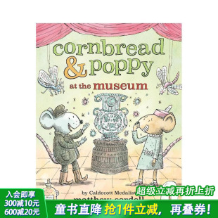 进口童书 博物馆 英文儿童桥梁故事书 Museum the Poppy Cornbread 预售
