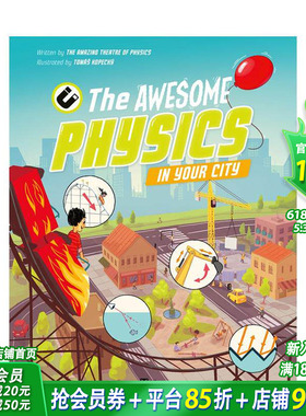 【现货】城市里的神奇物理学 STEM绘本 Science All Around Us:The Awesome Physics in Your City 英文儿童绘本趣味科普进口童书