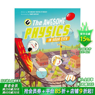 【现货】城市里的神奇物理学 STEM绘本 Science All Around Us:The Awesome Physics in Your City 英文儿童绘本趣味科普进口童书
