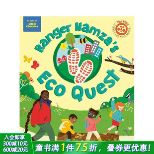 进口童书 游侠哈姆扎 英文儿童插画故事绘本 Quest Eco Hamza Ranger 生态探险 现货