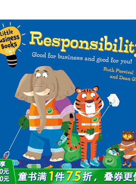 【现货】给孩子的商业小丛书：责任 Little Business Books: Responsibility 英文儿童插画科普绘本 进口童书