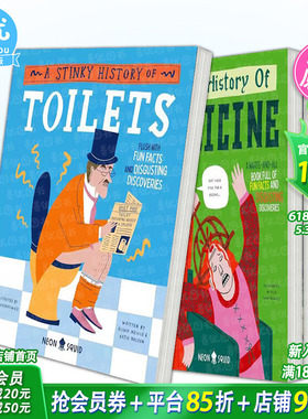 【现货多册选拍】古怪的历史：病态的医学史/厕所史/失败史 Wacky Histories:A Sick History of Medicine英文儿童趣味科普进口书
