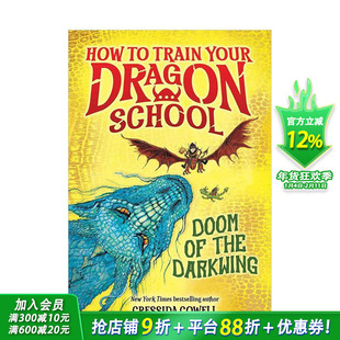 【现货】驯龙高手学院：暗翼煞星的诅咒 How to Train Your Dragon School 英文儿童桥梁章节故事书 英语拓展阅读进口书