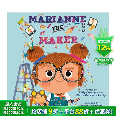 【现货】手作师玛丽安 Marianne the Maker 英文儿童插画科普绘本 进口童书