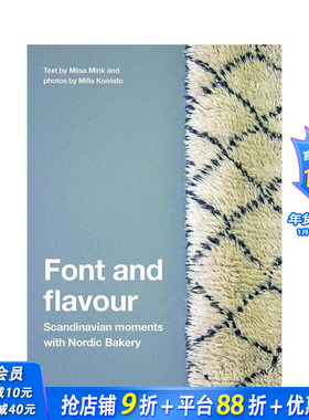 【现货】字体和风味:斯堪的纳维亚时刻与北欧面包房 Font and Flavour 原版英文字体图案标志设计 正版进口图书