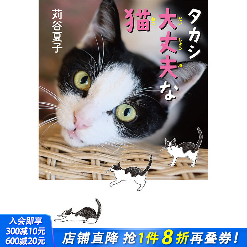 【现货】タカシ 大丈夫な猫，TAKASHI 坚强猫猫 日文原版图书籍进口正版 苅谷夏子 生活方式