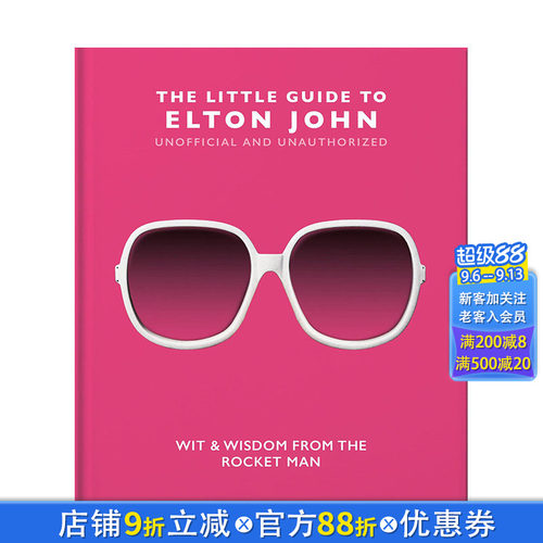 【预售】英文原版 艾尔顿·约翰小书（非官方指南）The Little Guide to:Elton John 音乐 正版进口书籍 善优图书