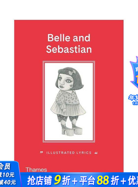 【现货】独立流行乐团Belle and Sebastian：歌词插画集 【Illustrated Lyrics】Belle and Sebastian 原版英文音乐 正版进口书