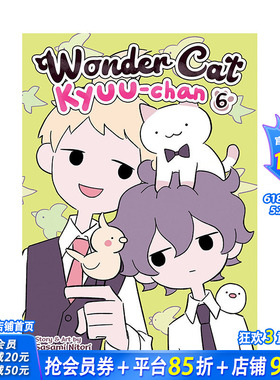 【预售】英文原版 神奇猫Kyuu-chan 卷6 Wonder Cat Kyuu-chan Vol. 6 英文原版漫画 正版进口书籍 善优图书