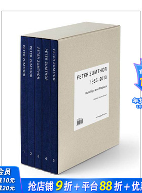 【现货】彼得·卒姆托-建筑与项目 1985-2013 普利兹克奖 Peter Zumthor-- 原版英文建筑设计 正版进口书