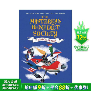 【预售】神秘的本笃会 世纪之谜 The Mysterious Benedict Society and the Riddle of Ages  英文小说故事 英语拓展阅读进口书