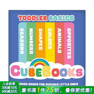 Cube Books Toddlers 英文儿童趣味互动绘本 立方书：幼儿启蒙系列 Basics 英语早教进口童书 预售