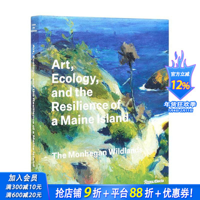 【预售】艺术、生态和缅因州岛屿的复原力 Art  Ecology  and the Resilience of a Maine Island 英文艺术画册画集 正版进口书