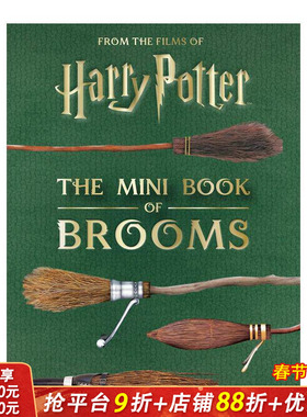 【预售】【哈利·波特袖珍指南】飞人扫帚 Harry Potter: The Mini Book of Brooms 原版英文生活 正版进口书