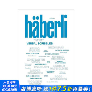 Scribbles 预售 – 原版 进口书籍 Alfredo 正版 阿尔弗雷多·哈伯利——言语涂鸦 善优图书 Haberli 英文综合设计 Verbal