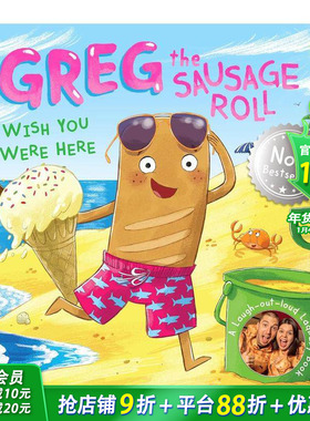 【预售】香肠卷格雷格 希望你在这里 Greg the Sausage Roll: Wish You Were Here 英文儿童插画故事绘本 进口童书